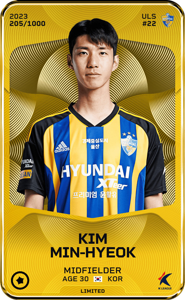 Kim Min-Hyeok 2023-24 • Limited 205/1000