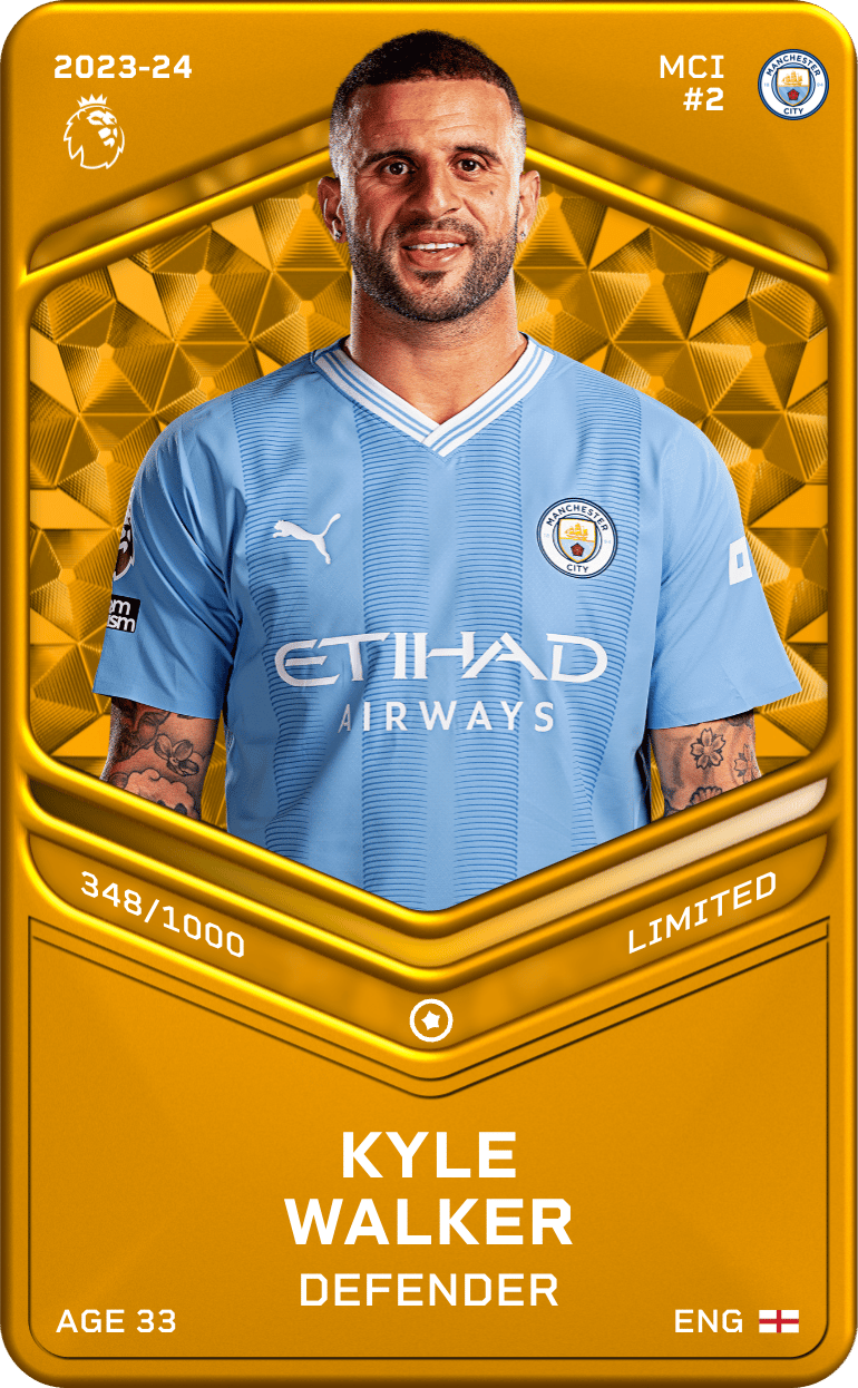Kyle Walker 2023-24 • Limited 348/1000
