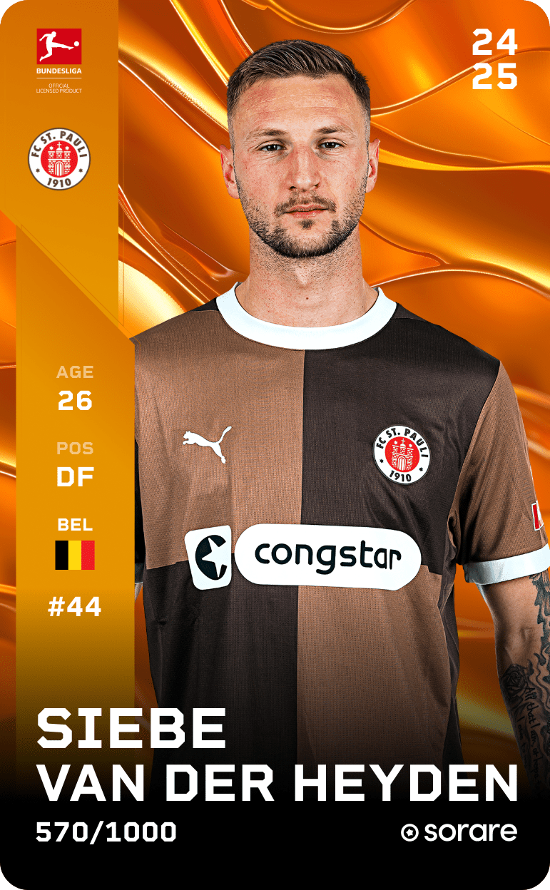 Siebe Van der Heyden 2024-25 • Limited 570/1000