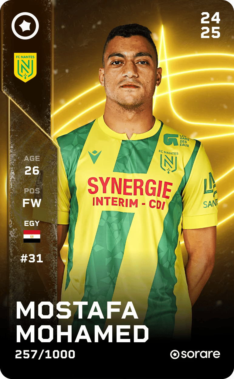 Mostafa Mohamed 2024-25 • Limited 257/1000