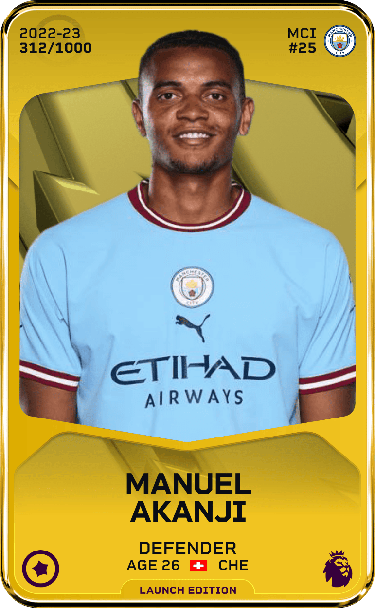 Manuel Akanji 2022-23 • Limited 312/1000