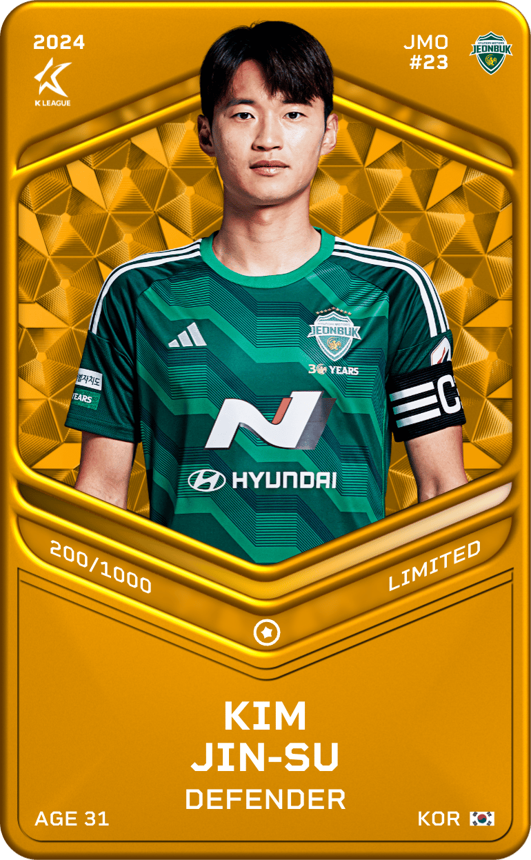 Kim Jin-Su 2024-25 • Limited 200/1000