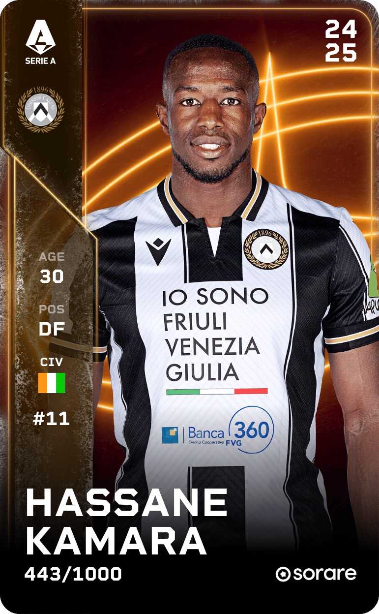 Hassane Kamara 2024-25 • Limited 443/1000