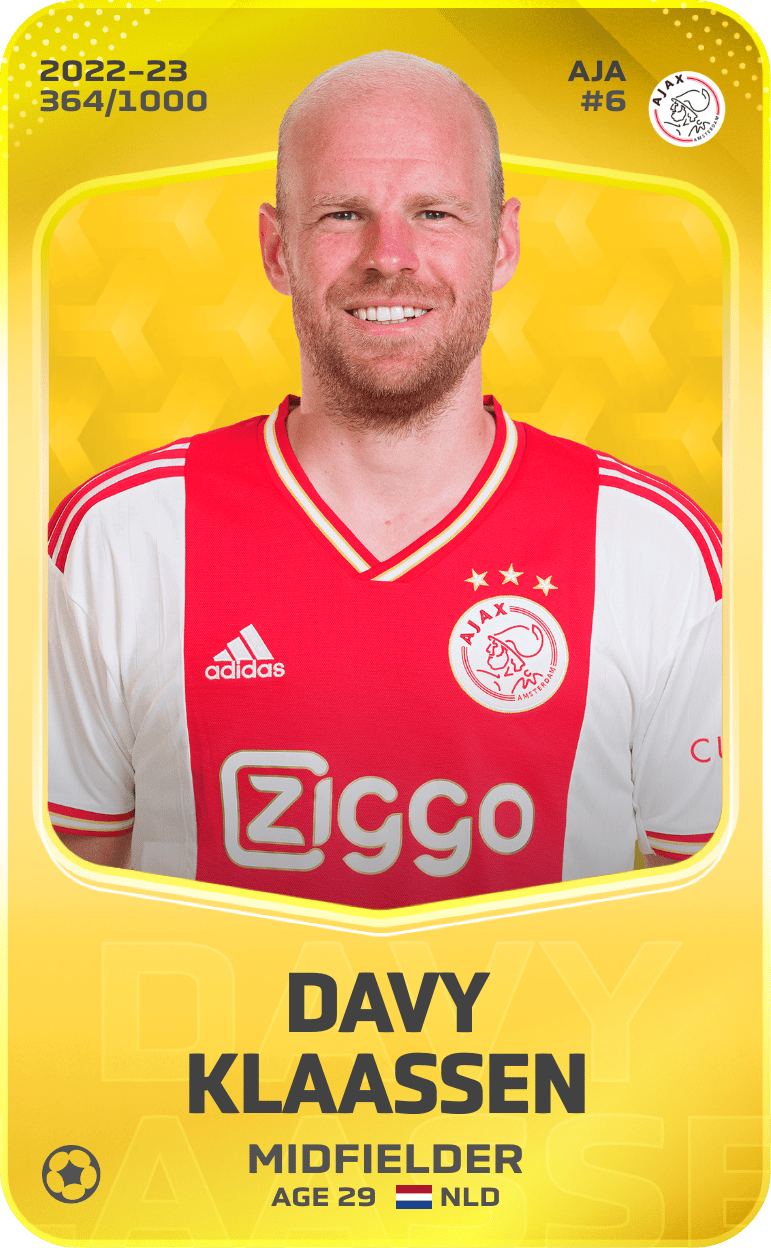 Davy Klaassen 2022-23 • Limited 364/1000