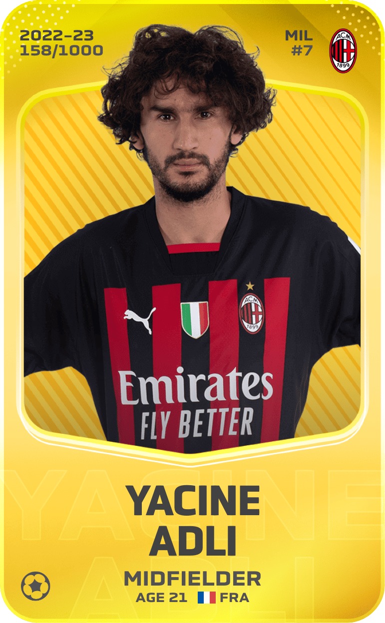 Yacine Adli 2022-23 • Limited 158/1000
