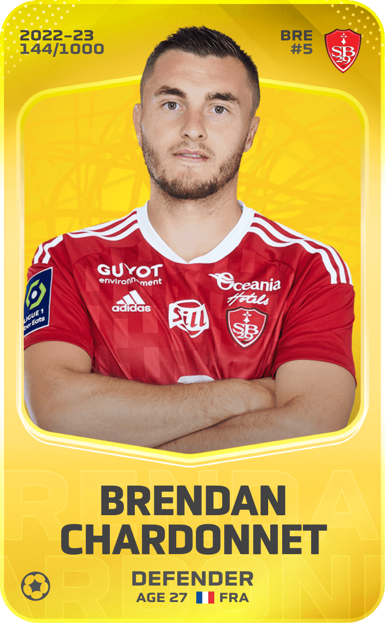 Brendan Chardonnet 2022-23 • Limited 144/1000