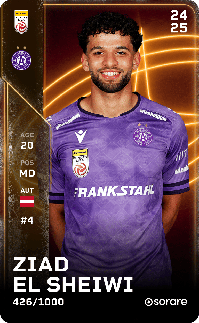 Ziad El Sheiwi 2024-25 • Limited 426/1000