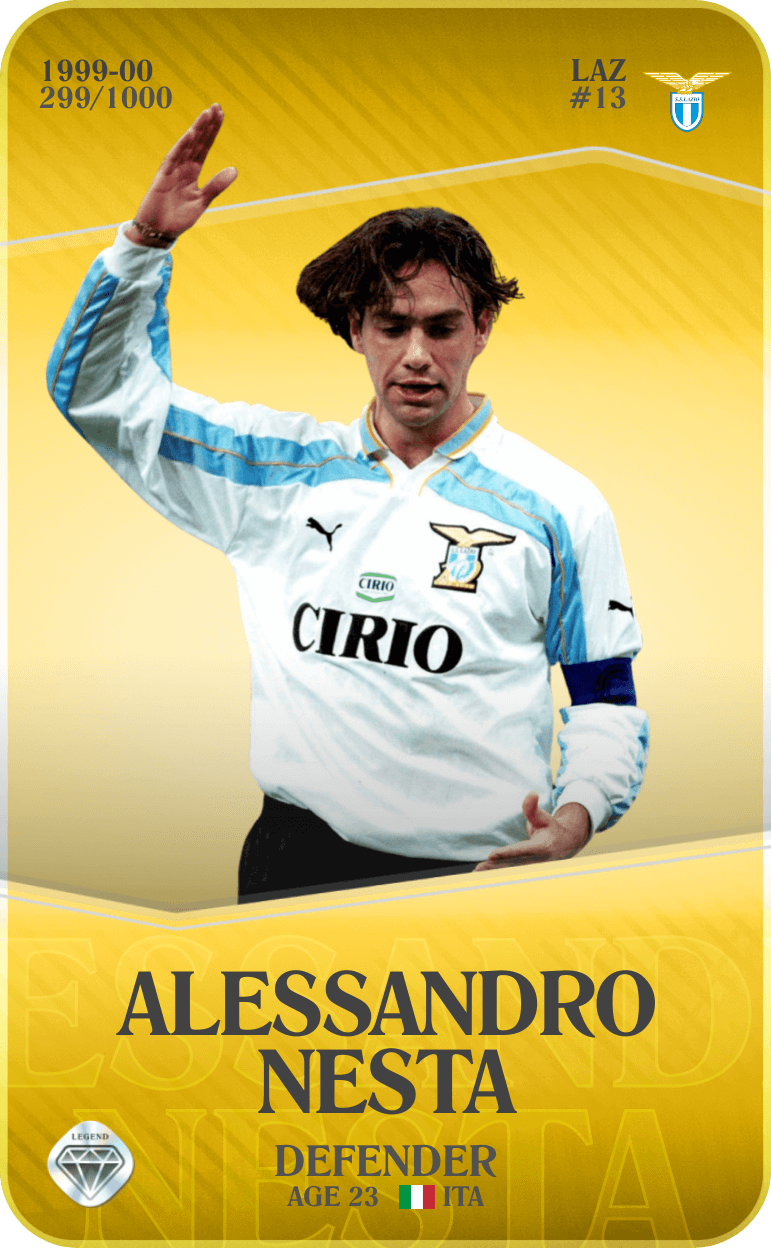 Alessandro Nesta 1999-00 • Limited 299/1000