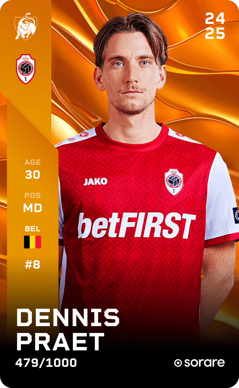 Dennis Praet 2024-25 • Limited 479/1000