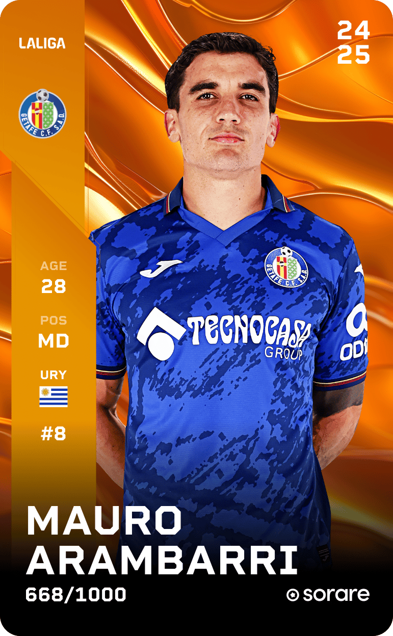 Mauro Arambarri 2024-25 • Limited 668/1000