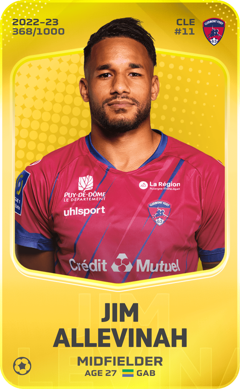 Jim Allevinah 2022-23 • Limited 368/1000