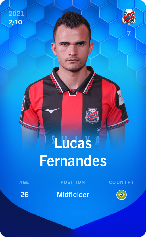Sorare - Sorare Official - Lucas Fernandes 2021-22 • Super Rare 2/10 - NFT # 40023545891674684694514300555147558031584865682066184994646420687845678569322