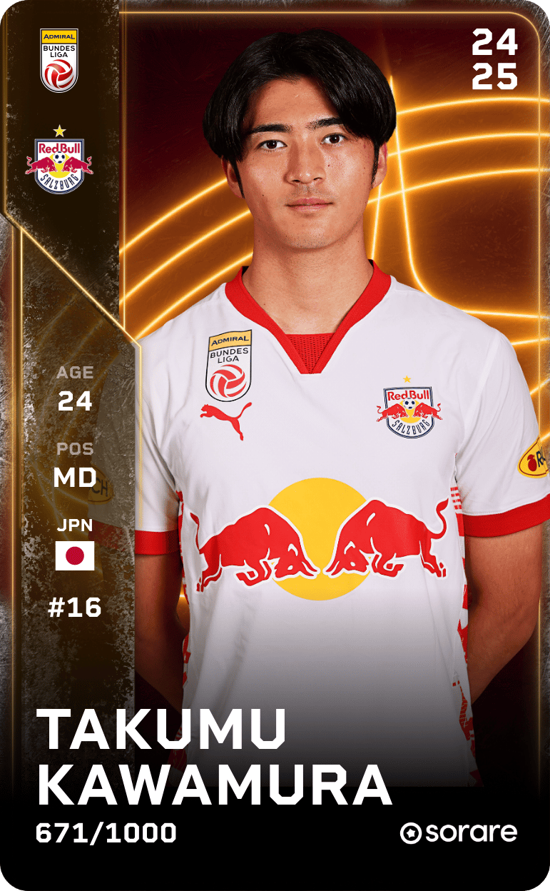 Takumu Kawamura 2024-25 • Limited 671/1000