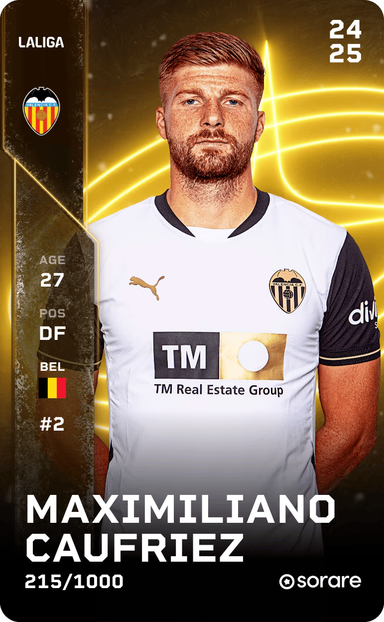 Maximiliano Caufriez 2024-25 • Limited 215/1000