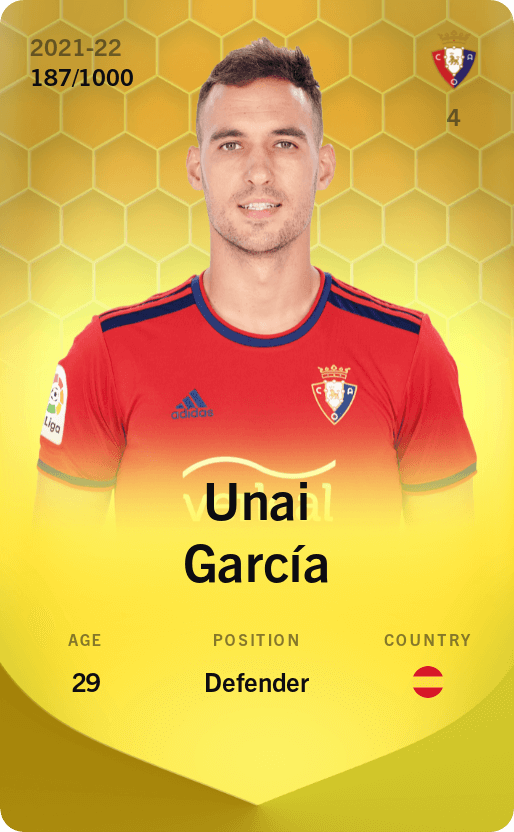 Unai García 2021-22 • Limited 187/1000