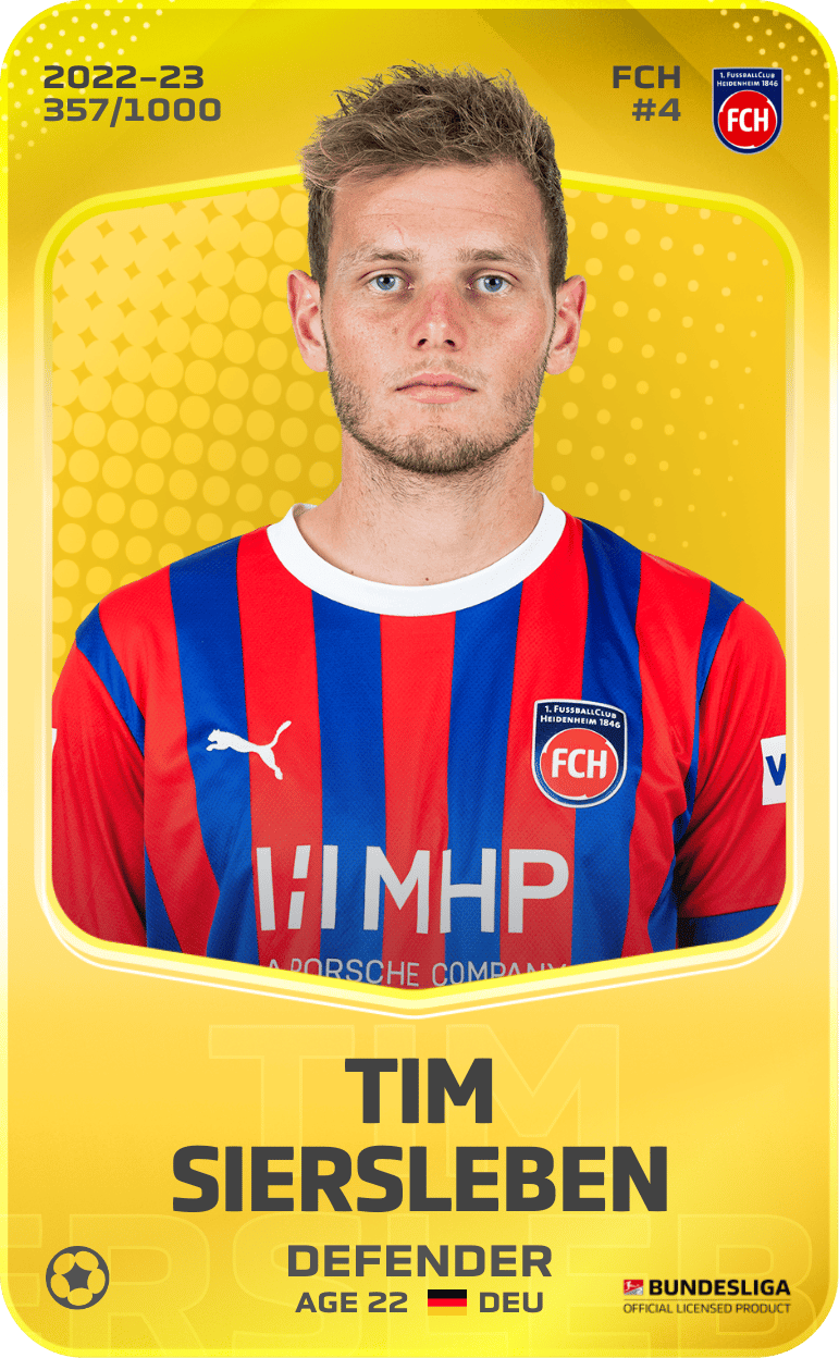 Tim Siersleben 2022-23 • Limited 357/1000