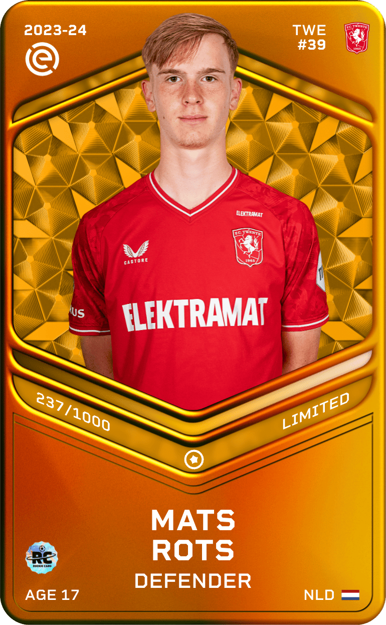 Mats Rots 2023-24 • Limited 237/1000
