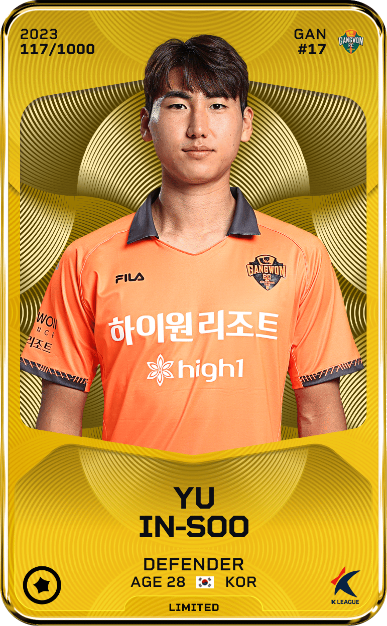 Yu In-Soo 2023-24 • Limited 117/1000