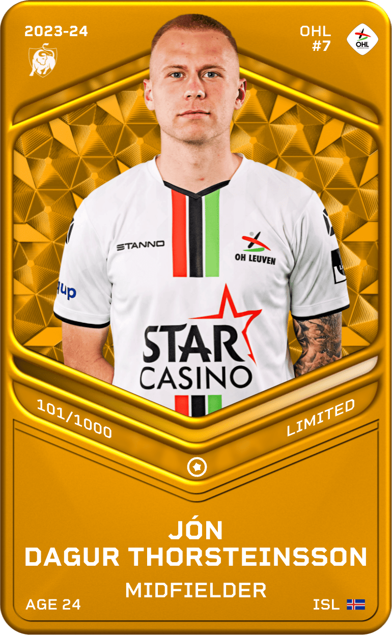 Jón Dagur Thorsteinsson 2023-24 • Limited 101/1000