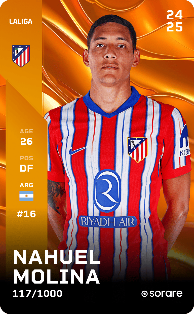 Nahuel Molina 2024-25 • Limited 117/1000
