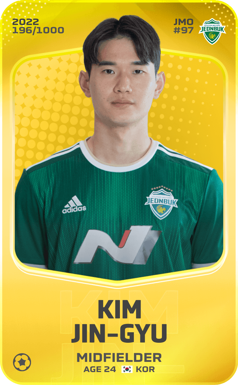 KIM JIN-GYU 2022-23 • Limited 196/1000