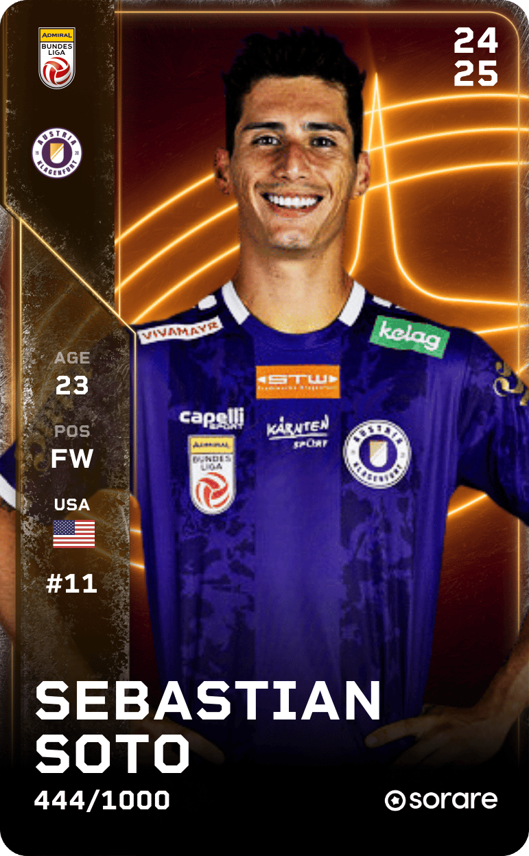 Sebastian Soto 2024-25 • Limited 444/1000