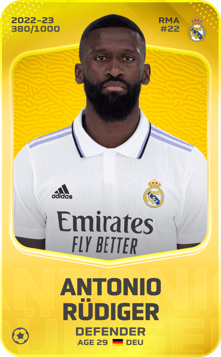 Antonio Rüdiger 2022-23 • Limited 380/1000