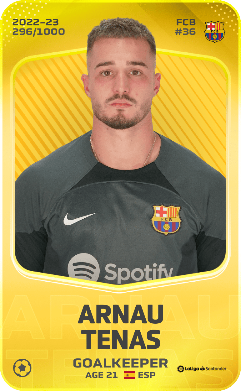 Arnau Tenas 2022-23 • Limited 296/1000