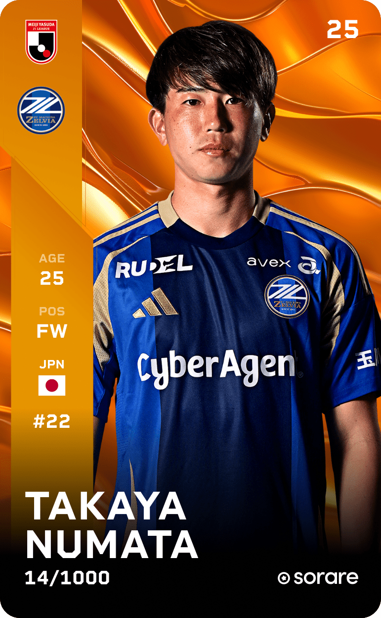 Takaya Numata 2025-26 • Limited 14/1000