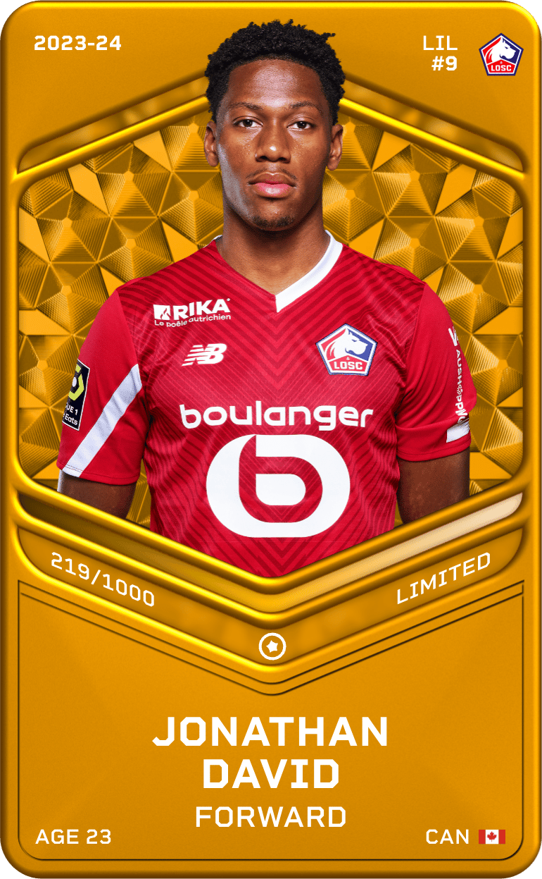 Jonathan David 2023-24 • Limited 219/1000