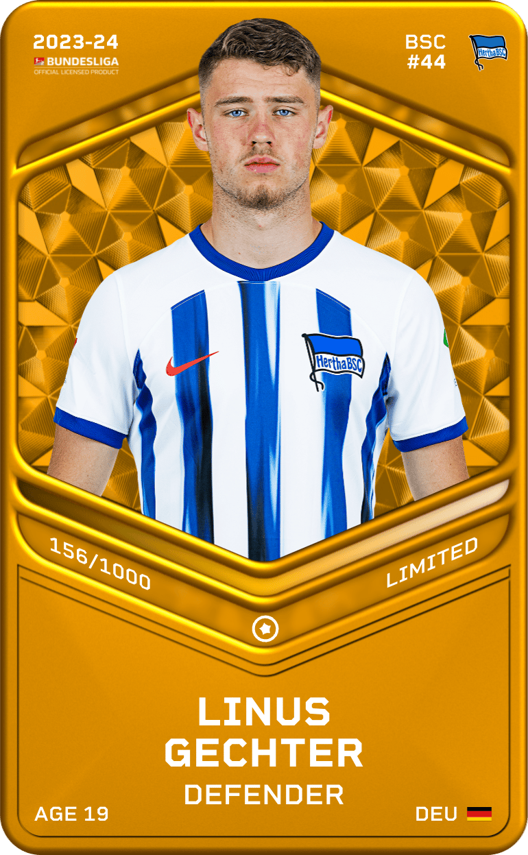Linus Gechter 2023-24 • Limited 156/1000