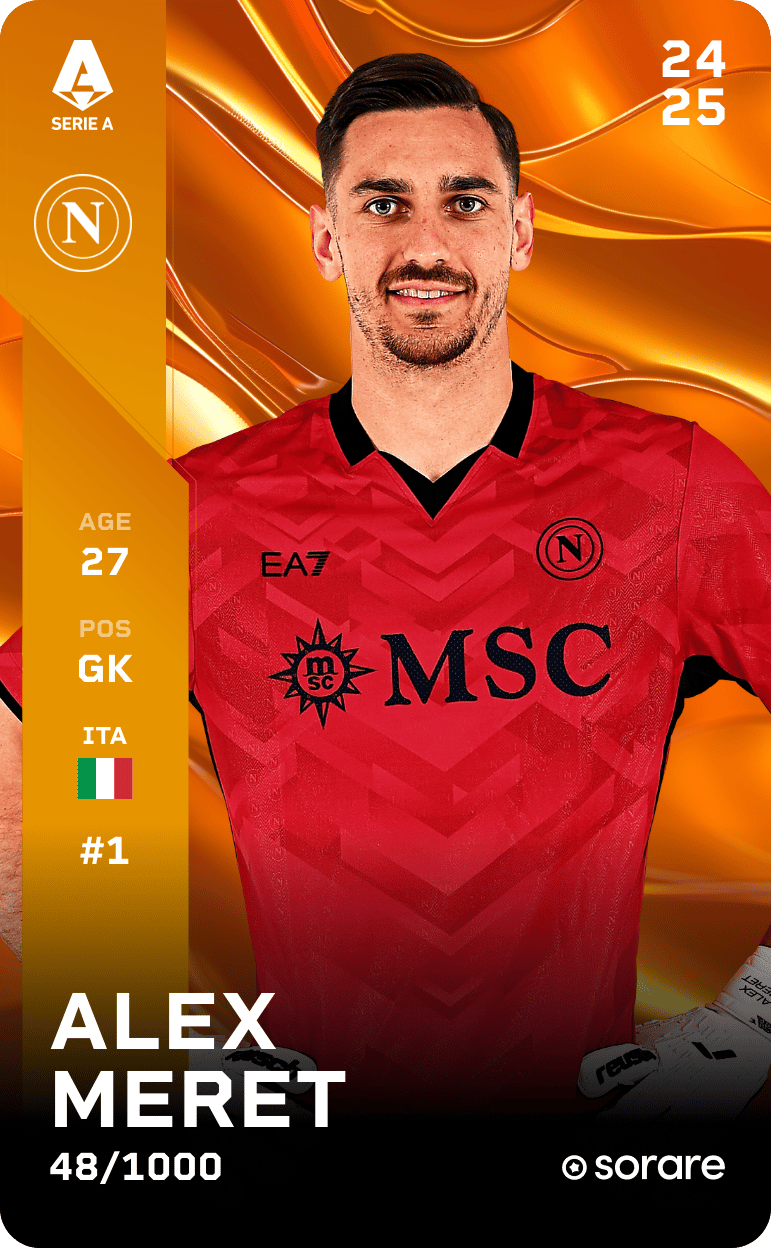 Alex Meret 2024-25 • Limited 48/1000