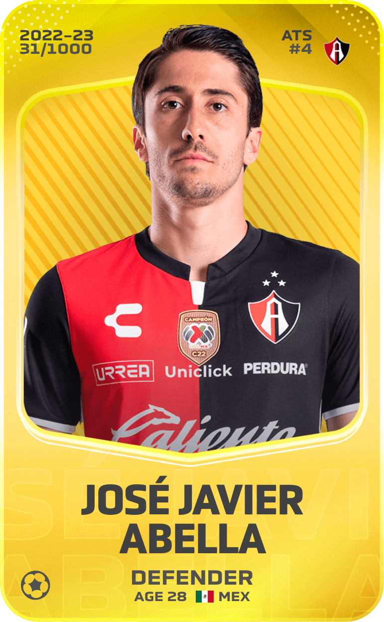 José Javier Abella 2022-23 • Limited 31/1000