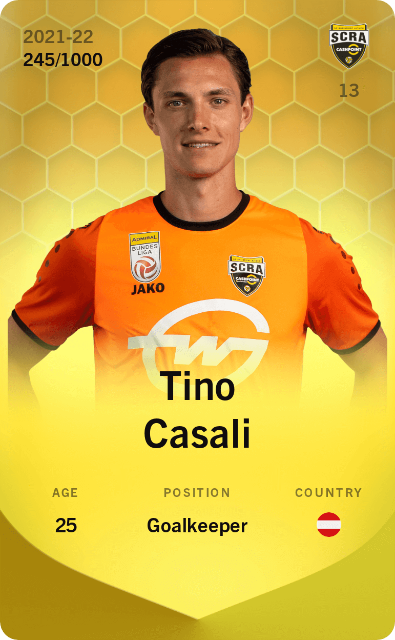 Tino Casali 2021-22 • Limited 245/1000