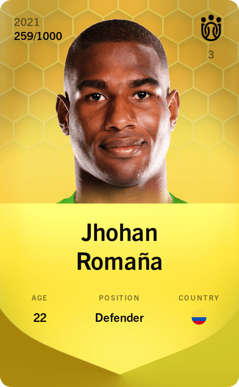 Jhohan Romaña 2021-22 • Limited 259/1000