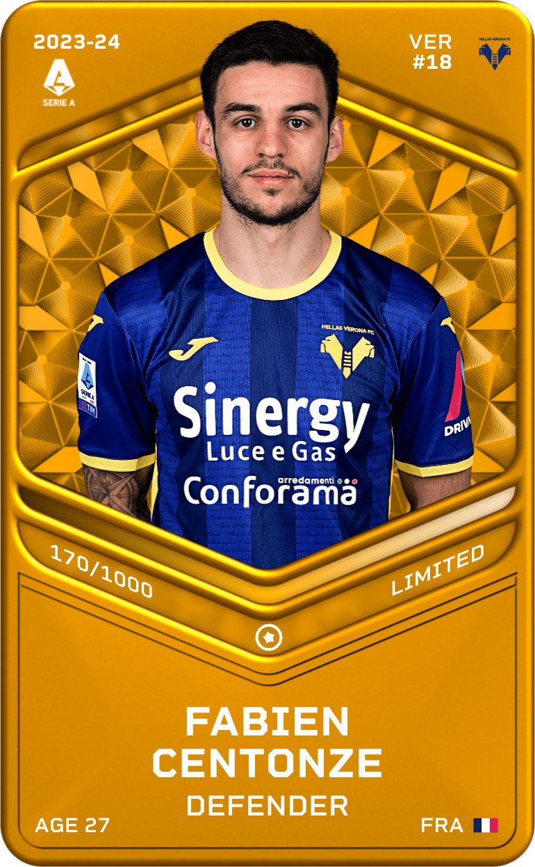Fabien Centonze 2023-24 • Limited 170/1000