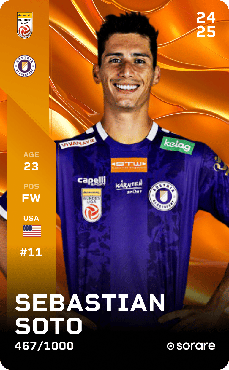 Sebastian Soto 2024-25 • Limited 467/1000