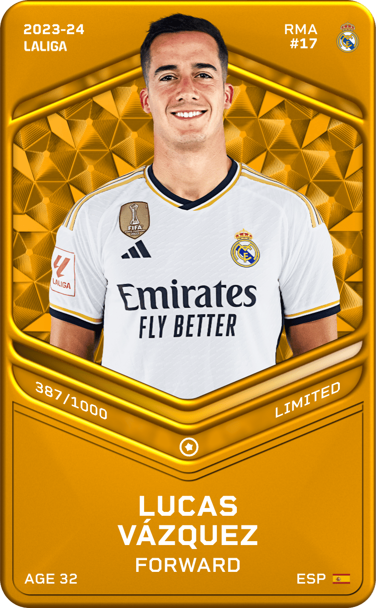 Lucas Vázquez 2023-24 • Limited 387/1000