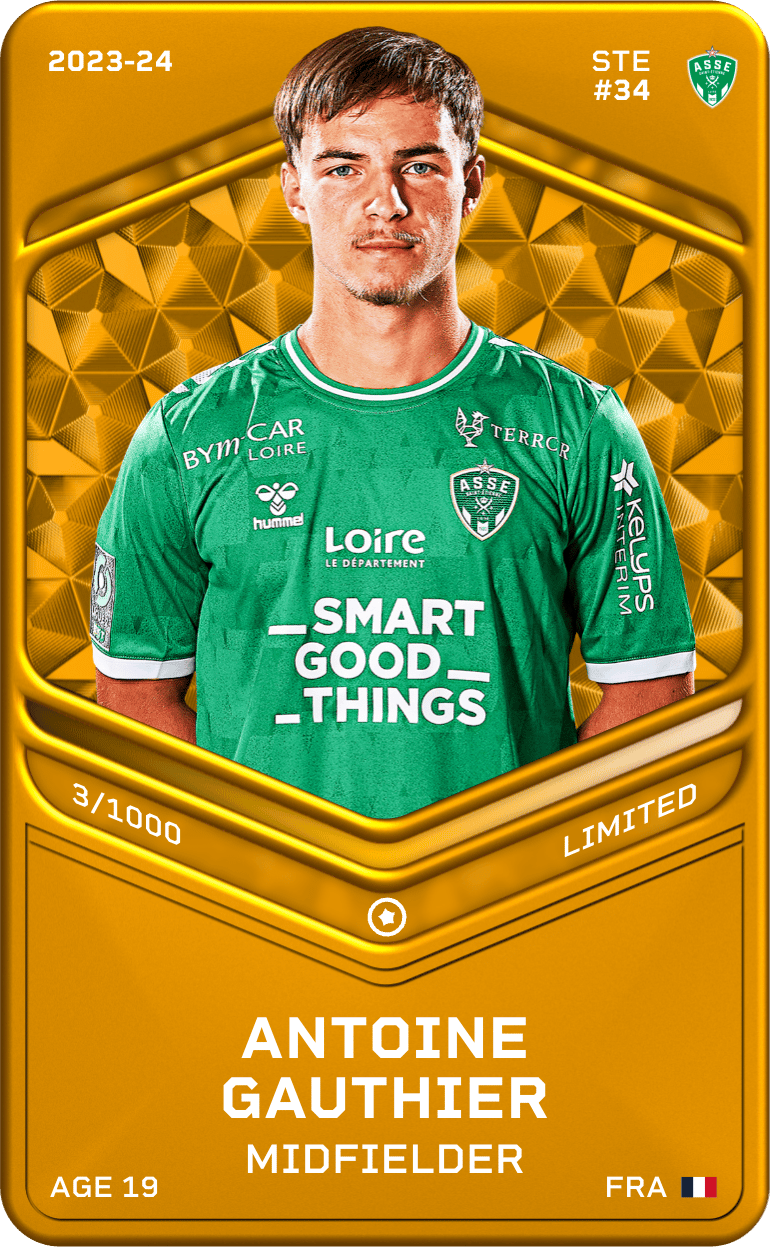 Antoine Gauthier 2023-24 • Limited 3/1000