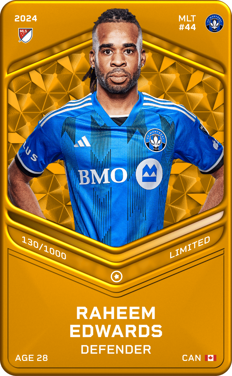Raheem Edwards 2024-25 • Limited 130/1000