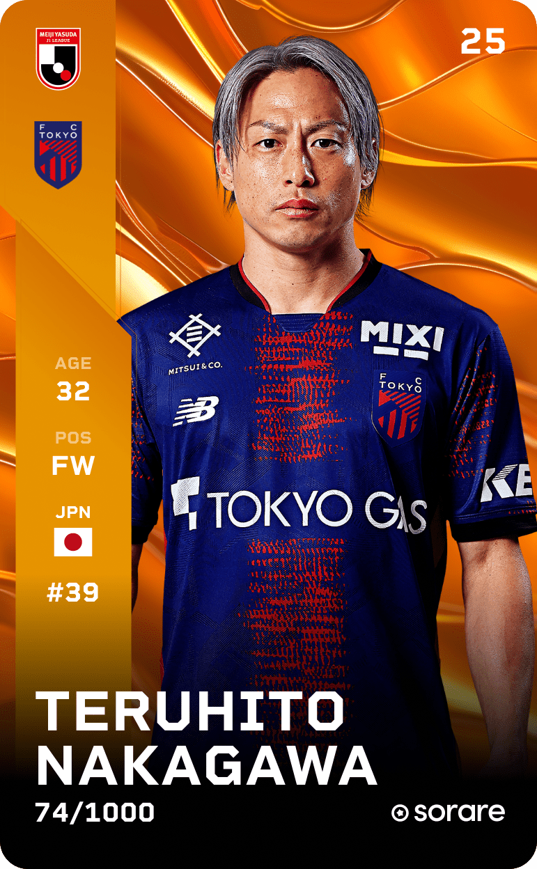 Teruhito Nakagawa 2025-26 • Limited 74/1000