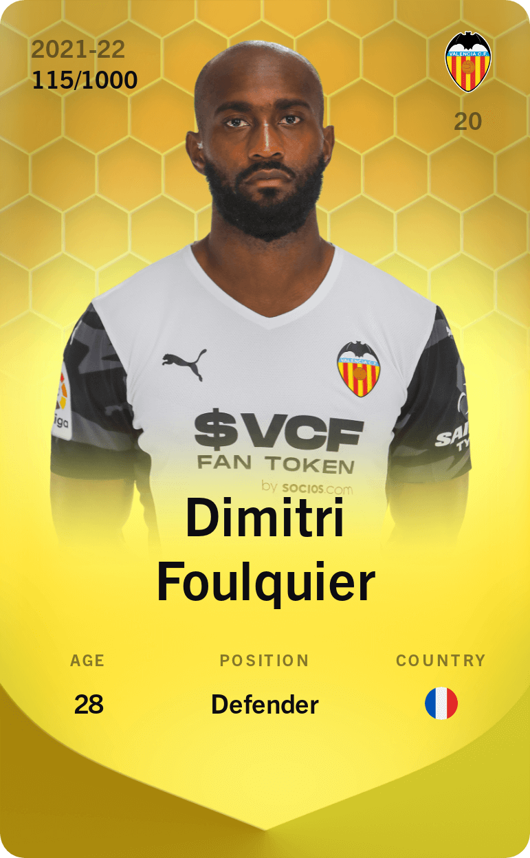 Dimitri Foulquier 2021-22 • Limited 115/1000