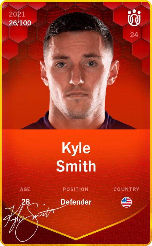 Sorare - Sorare Official - Kyle Smith 2021-22 • Rare 26/100 - NFT # 31753329272978620493172406818491816734296820967021416651403008906071521533595