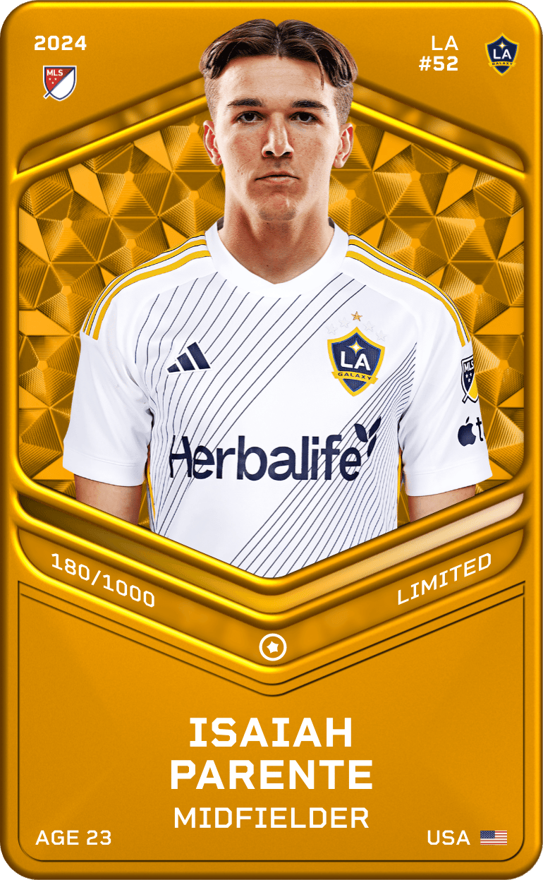 Isaiah Parente 2024-25 • Limited 180/1000