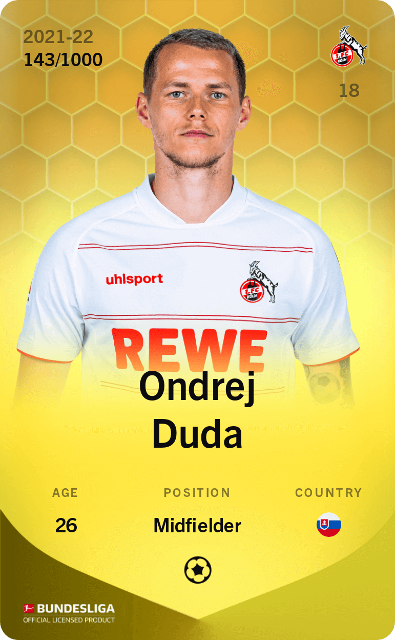 Ondrej Duda 2021-22 • Limited 143/1000