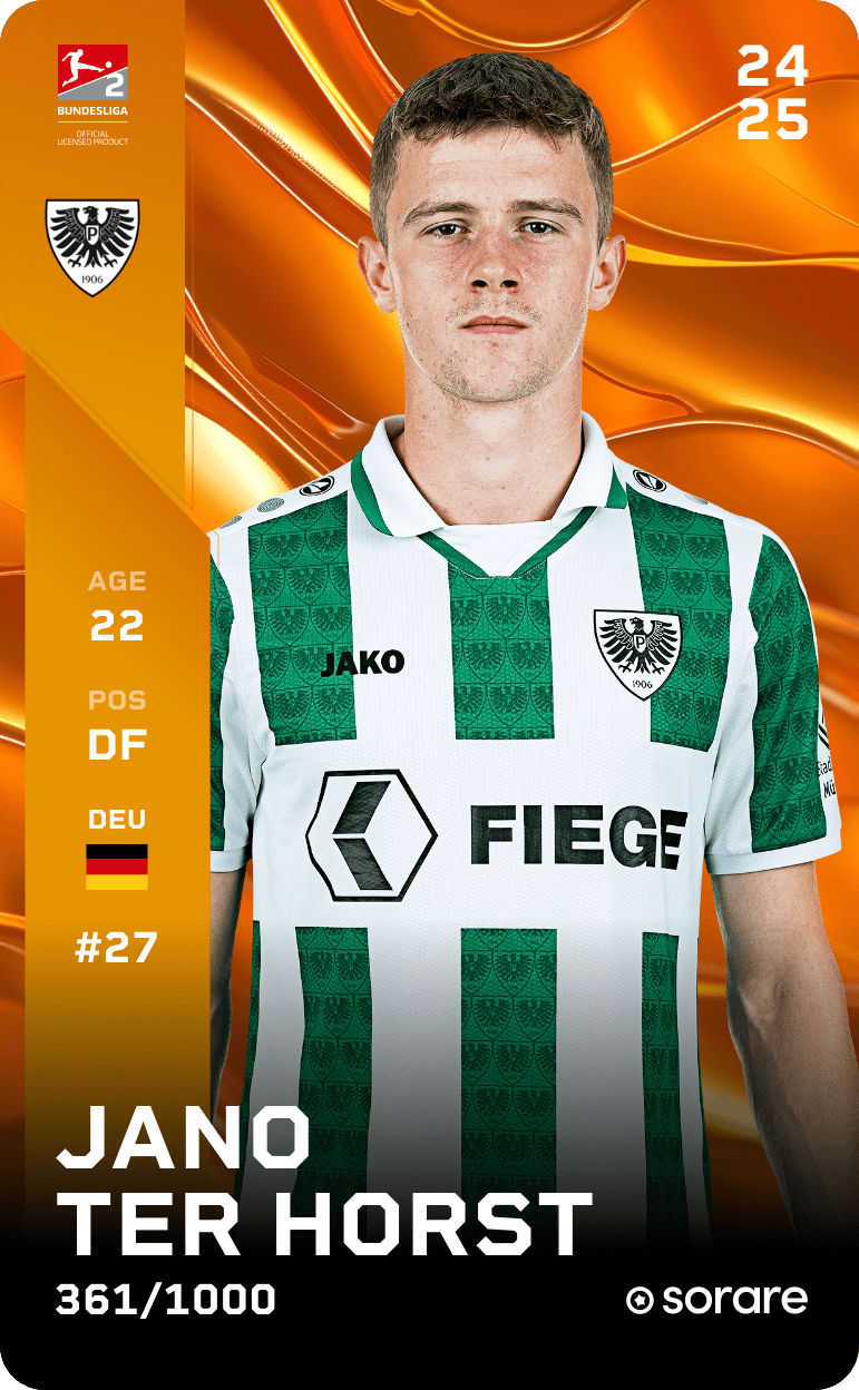 Jano ter Horst 2024-25 • Limited 361/1000