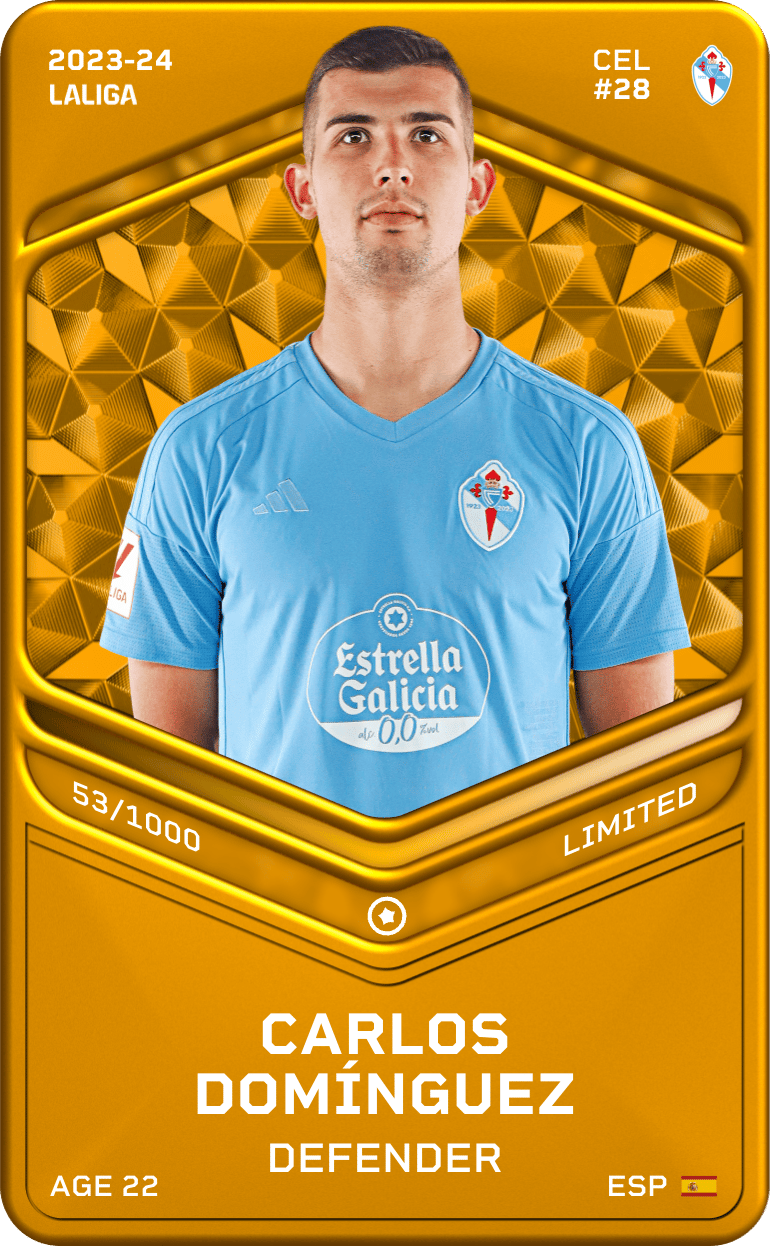 Carlos Domínguez 2023-24 • Limited 53/1000