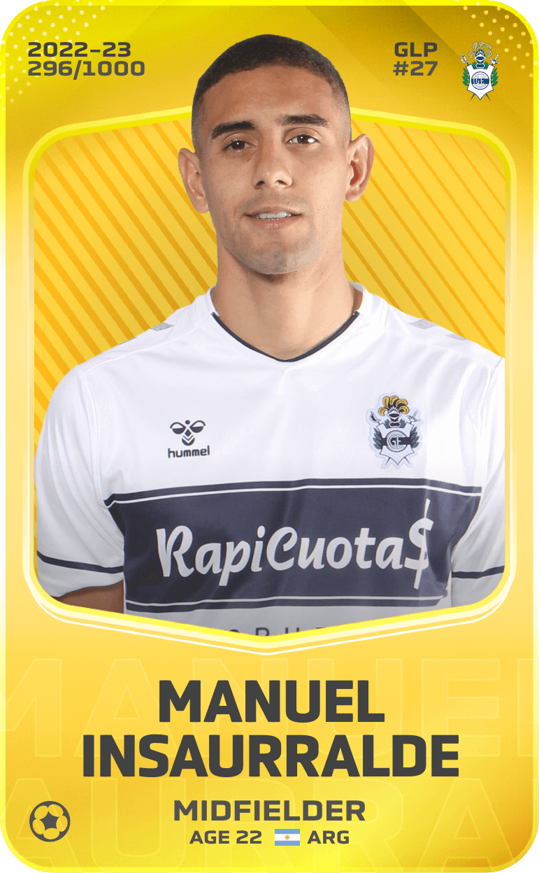 Manuel Insaurralde 2022-23 • Limited 296/1000