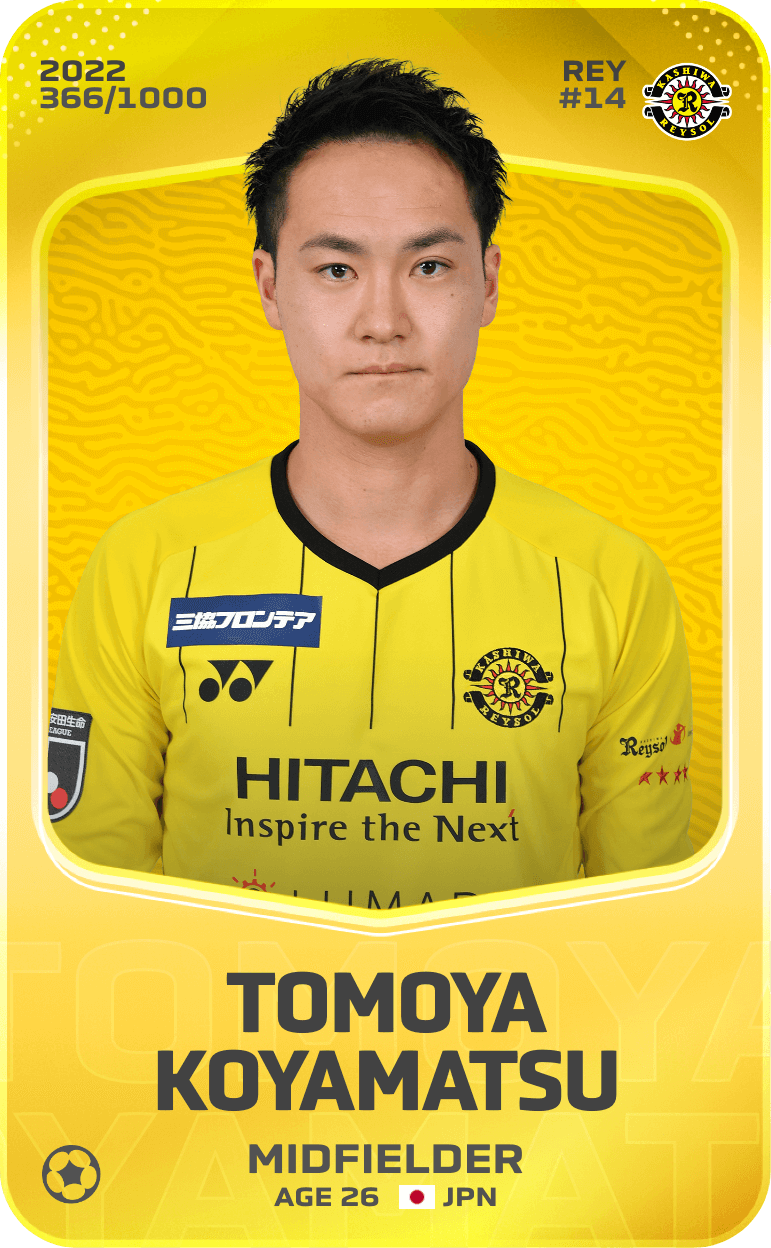 Tomoya Koyamatsu 2022-23 • Limited 366/1000