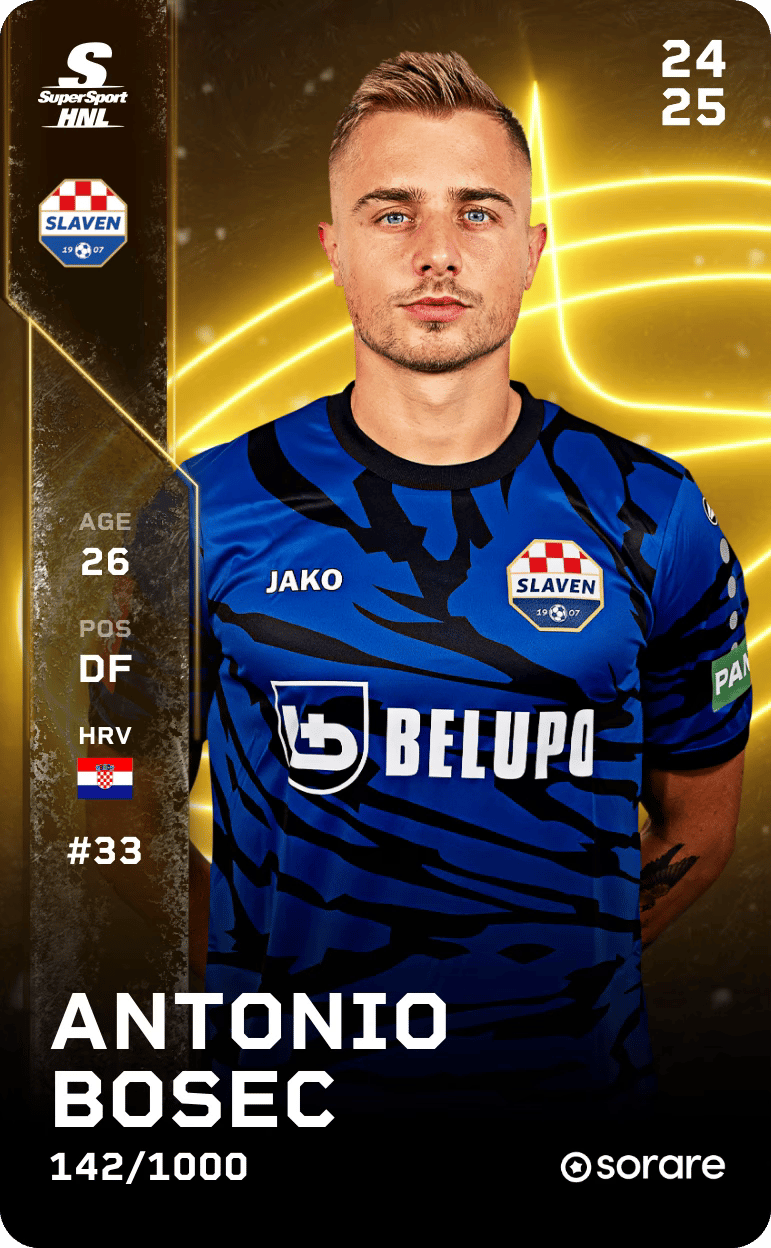 Antonio Bosec 2024-25 • Limited 142/1000